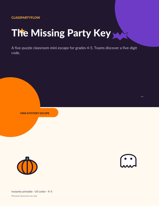 Product preview: The Missing Party Key